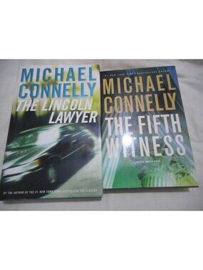 2 hardcover Fiction books Micheal Connelly The Lincoln Lawyer The Fifth Witness
